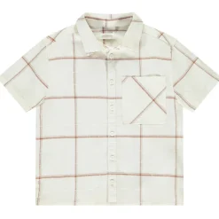 Korte mouwen geruite shirt voor jongen