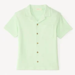 Korte mouwen jongens T-shirt van effen jersey