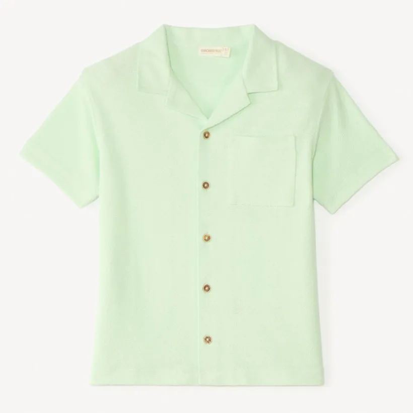 Korte mouwen jongens T-shirt van effen jersey