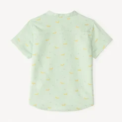 Korte mouwen krokodil bedrukt shirt jongens