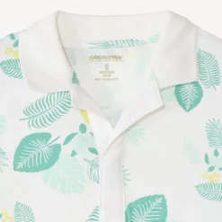 Korte mouwen polo met fantasieprint jongens