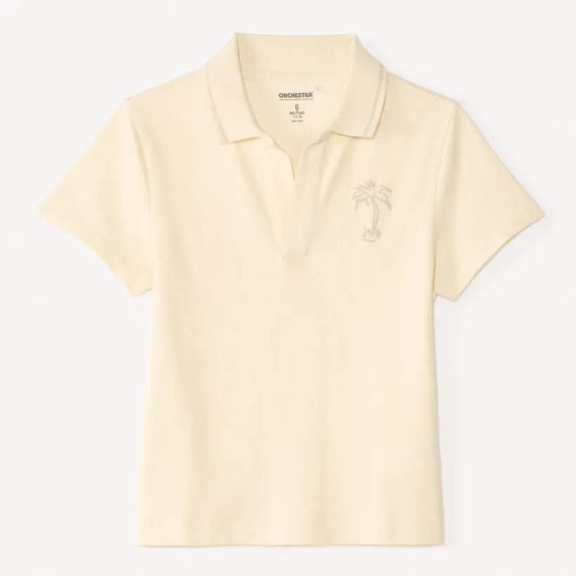 Korte mouwen polo met fantasieprints jongens