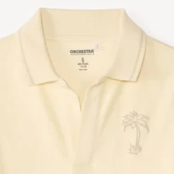 Korte mouwen polo met fantasieprints jongens
