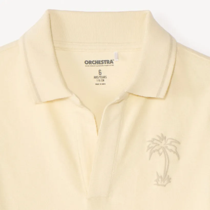 Korte mouwen polo met fantasieprints jongens