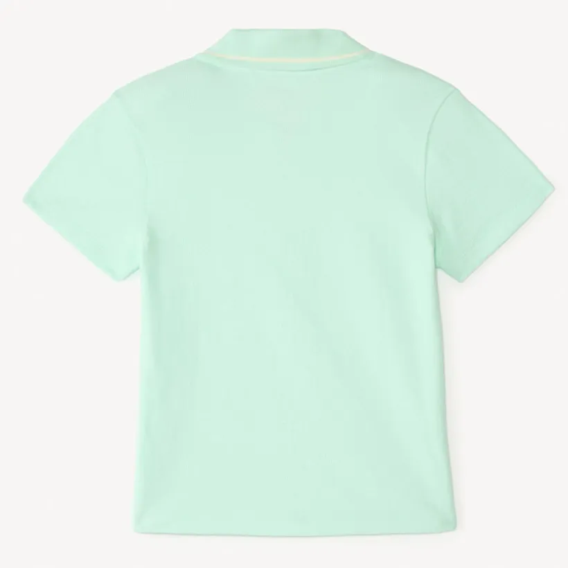 Korte mouwen polo met fantasieprints jongens