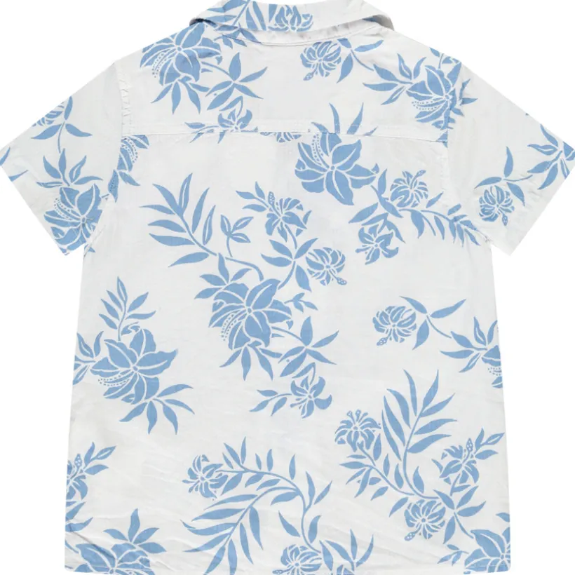 Korte mouwen shirt met bladerenprint voor babyjongens