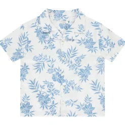 Korte mouwen shirt met bladerenprint jongens