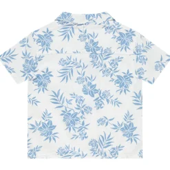 Korte mouwen shirt met bladerenprint jongens