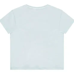 Korte mouwen shirt met bouclette borduursels meisjes