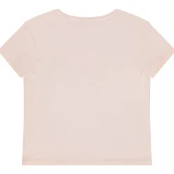 Korte mouwen shirt met bouclette borduursels meisjes