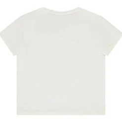 Korte mouwen shirt met bouclette borduursels meisjes
