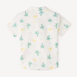 Korte mouwen shirt met cactus- en zonnenprint voor babyjongen