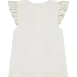 Korte mouwen shirt met geborduurde zak voor baby meisje