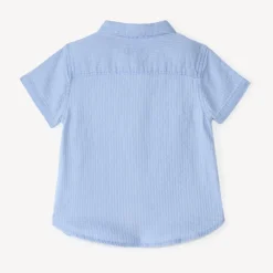 Korte mouwen shirt van gemarmerde stof jongens