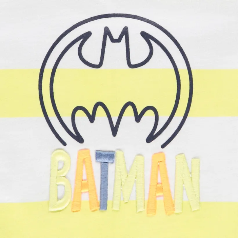 Korte mouwen T-shirt Batman Warner met borduursel voor baby jongen