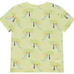 Korte mouwen T-shirt met artistiek fantasieprint voor jongen