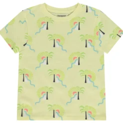 Korte mouwen T-shirt met artistiek fantasieprint voor jongen