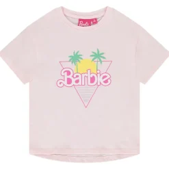Korte mouwen T-shirt met Barbie print meisjes