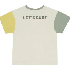 Korte mouwen T-shirt met colour block effect voor jongen