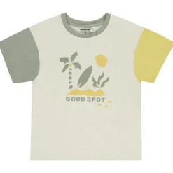 Korte mouwen T-shirt met colour block effect voor jongen