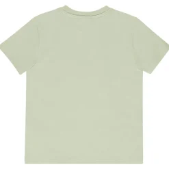 Korte mouwen T-shirt met cording en bladeren borduursels voor jongen