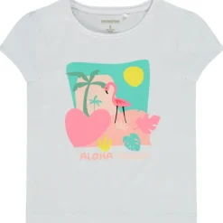 Korte mouwen T-shirt met fantasieprint meisjes