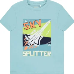 Korte mouwen t-shirt met fantasieraket voor jongen