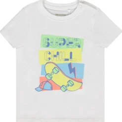 Korte mouwen T-shirt met fantasieprint voor baby jongen