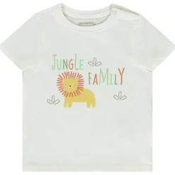 Korte mouwen T-shirt met fantasieprint voor baby jongen
