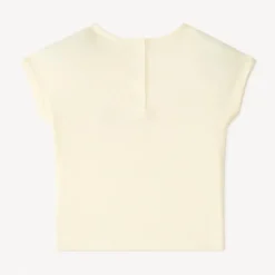 Korte mouwen T-shirt met fruitborduursel voor babymeisjes