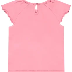 Korte mouwen T-shirt met haakbloem meisjes