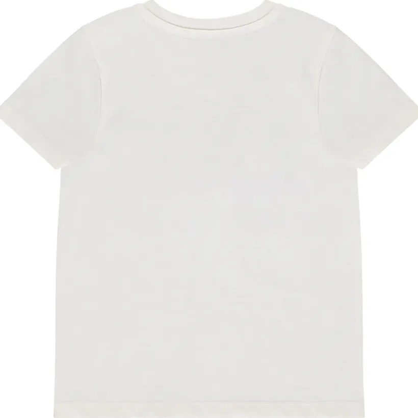 Korte mouwen T-shirt met ludieke 3D flap voor baby jongen