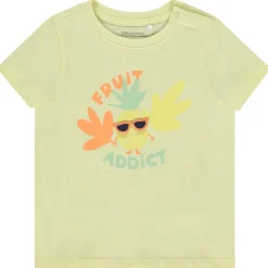 Korte mouwen T-shirt met ludieke 3D flap voor baby jongen
