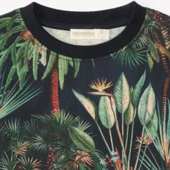 Korte mouwen T-shirt met natuurprint jongens