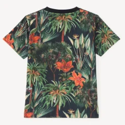Korte mouwen T-shirt met natuurprint jongens