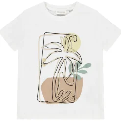 Korte mouwen T-shirt met palmboom voor jongen