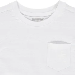 Korte mouwen T-shirt met palmprint en zakje