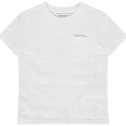 Korte mouwen T-shirt met palmprint en zakje
