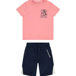 Korte mouwen t-shirt met print + short voor jongen