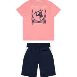 Korte mouwen t-shirt met print + short voor jongen