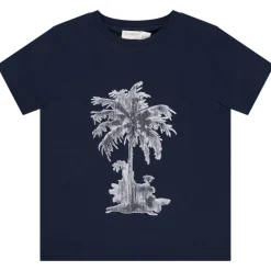 Korte mouwen T-shirt met realistische borduursels voor jongens