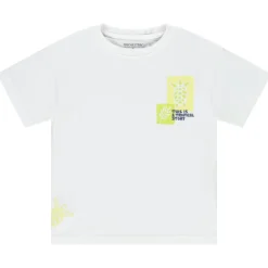 Korte mouwen T-shirt met schildpadmotieven voor jongen