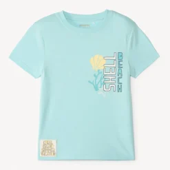 Korte mouwen T-shirt met zeethema jongens