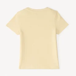 Korte mouwen T-shirt van fantasie breisel met speelse zak voor babyjongens