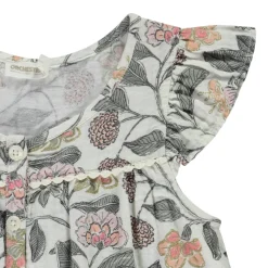 Korte mouwen tuniek met bloemenprint meisjes