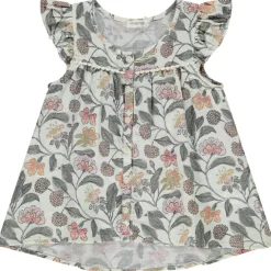 Korte mouwen tuniek met bloemenprint meisjes
