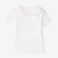 Korte mouw polo in jacquard met geborduurde zee ster voor babyjongen