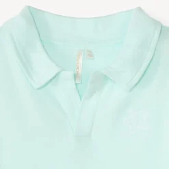 Korte mouw polo in jacquard met geborduurde zee ster voor babyjongen