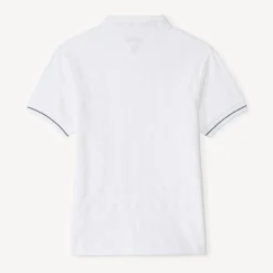 Korte mouw polo met mao kraag en palmboom borduring jongens