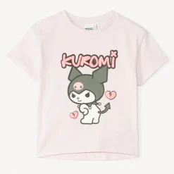 Korte mouw t-shirt Kuromi Hello Kitty meisjes